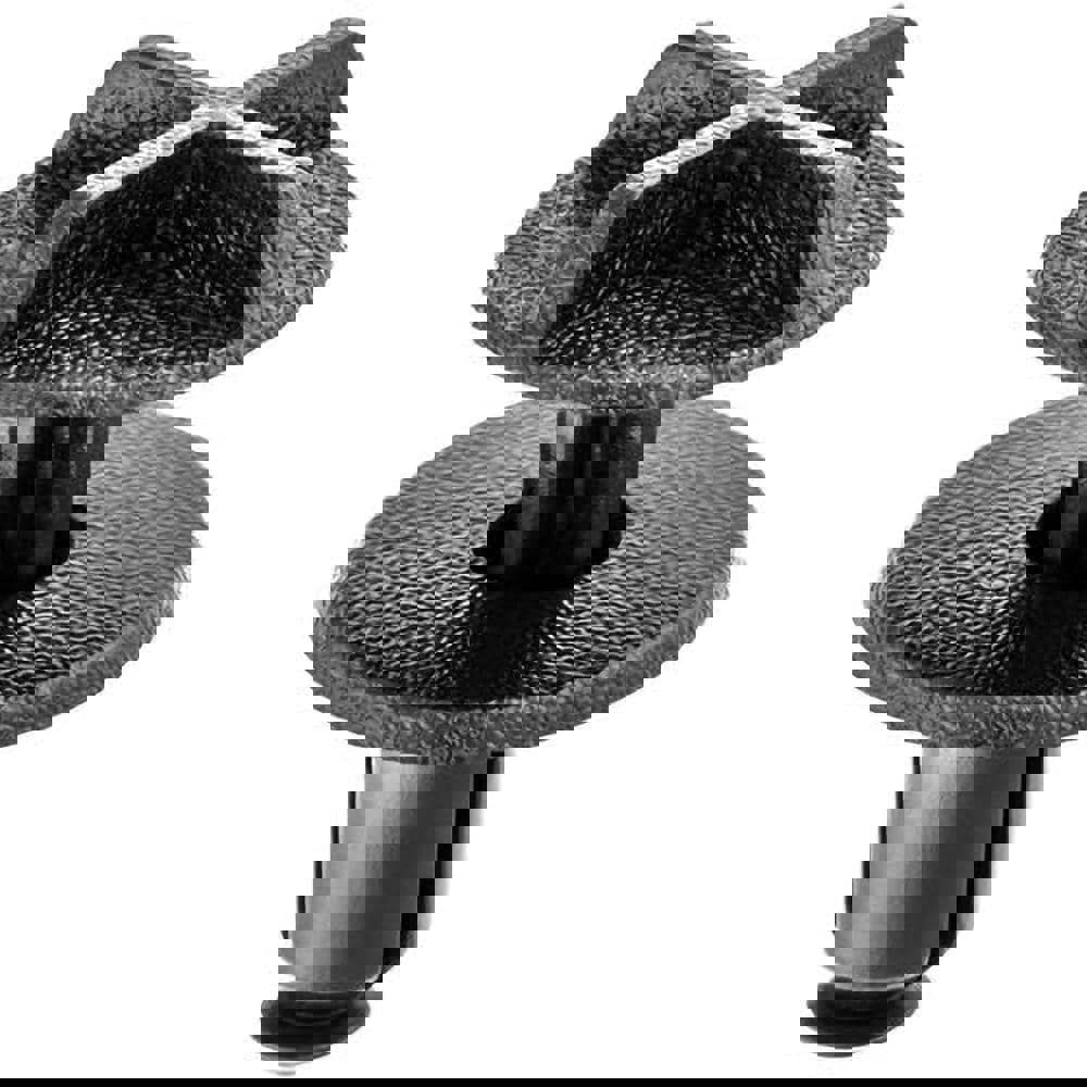 Hex Head Cap Screw: M8 x 1.25 x 25 mm, Grade 9.8 Steel, Black Oxide Finish